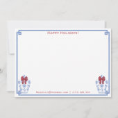 クラシックジンジャージャージャーハッピーホリデーズアノートfrom ノートカード (正面)
