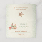 クラシックジンジャーブレッドクリスマスベビーシャワーテント プレイスカード (外部開封)