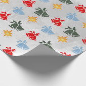 クラシックジンルベルスタークリスマス ラッピングペーパー (角)