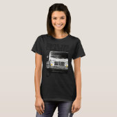 クラシックジープを運転する Tシャツ (正面フル)