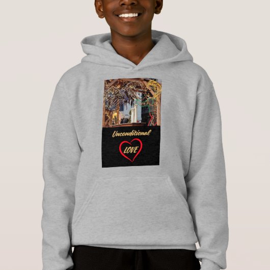 クラシックスウェットシャツフード付きスウェットシャツ (正面)