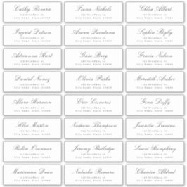 クラシックスエレガントク結婚トの住所 シール