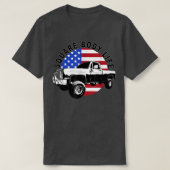 クラシックスクエアボディートラック4X4スクエア体 Tシャツ (デザイン正面)