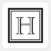 クラシックスクエアモノグラムシール スクエアシール (正面)