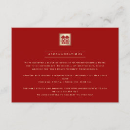 クラシックスクエア二重中国の幸福結婚ズ エンクロージャーカード