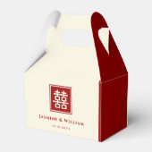 クラシックスクエア二重中国の幸福結婚ズ フェイバーボックス (裏面サイド)