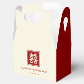 クラシックスクエア二重中国の幸福結婚ズ フェイバーボックス (オープン)