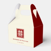 クラシックスクエア二重中国の幸福結婚ズ フェイバーボックス (正面サイド)