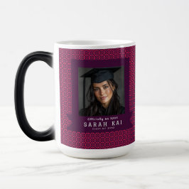 クラシックスクエア柄 卒業記念品 モーフィングマグカップ