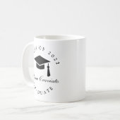 クラシックスクリプト卒業コーヒーマグ コーヒーマグカップ (正面左)