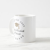 クラシックスクリプト卒業 コーヒーマグカップ (正面左)