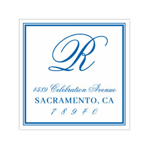 クラシックスクリプト差出人住所 セルフインキングスタンプ