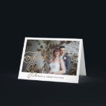 クラシックスクリプト ウェディング サンクス サンキューカード<br><div class="desc">写真 © John Hope Photography: www.flickr.com/people/johnhopephotography 提供：クリエイティブ・コモンズ https://creativecommons.org/licenses/by/2.0/</div>