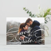 クラシックスクリプト |写真カードを保存 セーブザデート (スタンド正面)