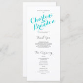 クラシックスクリプト |結婚式 プログラム (正面/裏面)