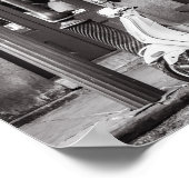 クラシックスクーターポスターパリフランス ポスター (角)