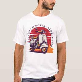 クラシックスクーター オールドバットゴールド Tシャツ