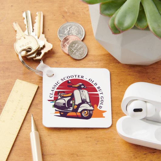 クラシックスクーター キーホルダー (デスク)