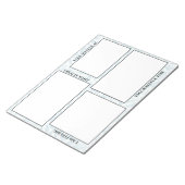 クラシックスケッチジャーナルメモ帳 ノートパッド (アングル)