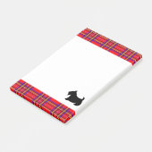 クラシックスコティッシュテリアのメモ帳ギフト ポストイット (アングル)