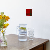 クラシックスコティッ市松模様にチパターン 箔ポスター (レイダウン (キッチン))