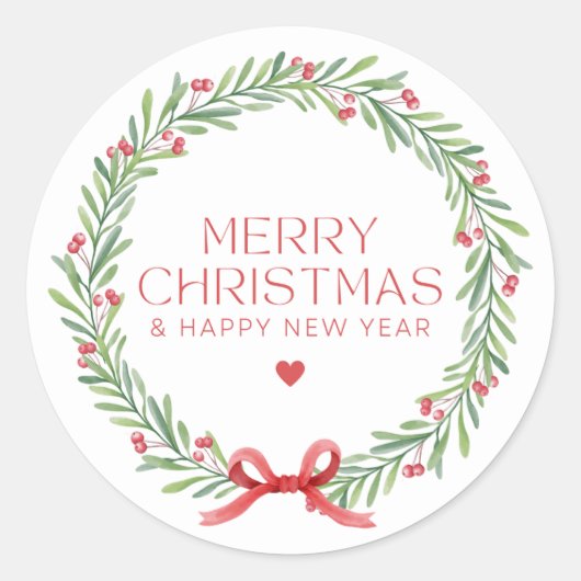 クラシックスタイリッシュモダンエレガント聖降誕祭。 ラウンドシール (正面)