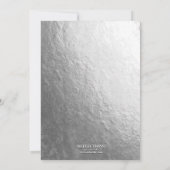 クラシックスタイルの学校カラー同窓会 招待状 (裏面)