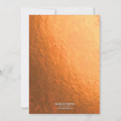 クラシックスタイルの学校色クラス再会 招待状 (裏面)