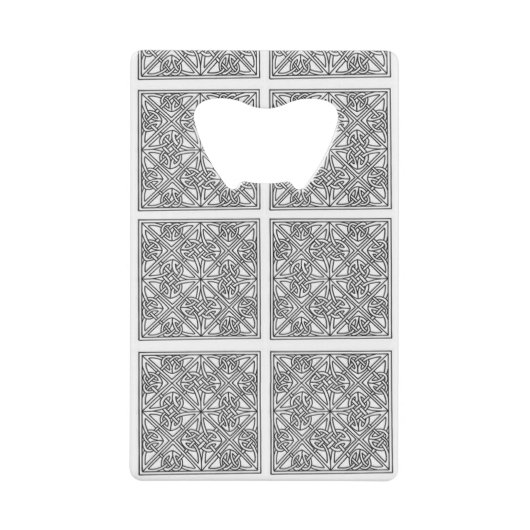 クラシックスタイルの色 クレジットカード栓抜き (正面)