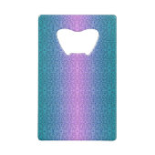 クラシックスタイルの色 クレジットカード栓抜き (裏面)