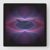 クラシックスタイルの色 スクエア壁時計 (正面)