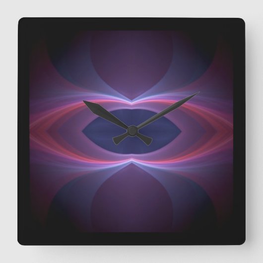 クラシックスタイルの色 スクエア壁時計 (正面)