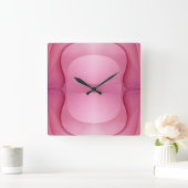 クラシックスタイルの色 スクエア壁時計 (ホーム)