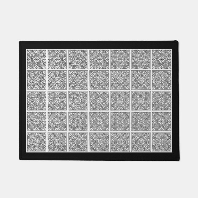 クラシックスタイルの色 ドアマット (正面)