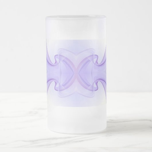 クラシックスタイルの色 フロストグラスビールジョッキ (中央)