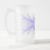 クラシックスタイルの色 フロストグラスビールジョッキ (左)