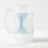 クラシックスタイルの色 フロストグラスビールジョッキ (左)