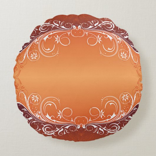 クラシックスタイルの色 ラウンドクッション (正面)