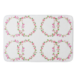 クラシックスタイルの花卉 バスマット