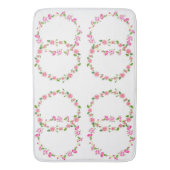 クラシックスタイルの花卉 バスマット (正面縦)