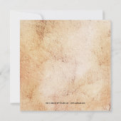 クラシックスタイルイタリアンワインテイスティング招待状 招待状 (裏面)