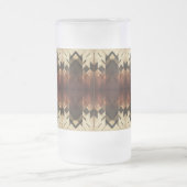 クラシックスタイルカラーマグ フロストグラスビールジョッキ (中央)