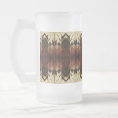 クラシックスタイルカラーマグ フロストグラスビールジョッキ (左)