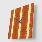 クラシックスタイルスクロール壁時計 スクエア壁時計 (傾斜)