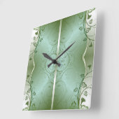 クラシックスタイルスクロール壁時計 スクエア壁時計 (傾斜)