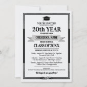 クラシックスタイルスクールカラーズクラス懇親会 招待状 (正面)