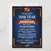 クラシックスタイルスクールカラーズクラス懇親会 招待状 (正面)