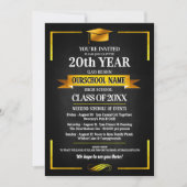 クラシックスタイルスクールカラーズクラス懇親会 招待状 (正面)