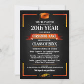 クラシックスタイルスクールカラーズクラス懇親会 招待状 (正面)