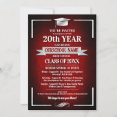 クラシックスタイルスクールカラーズクラス懇親会 招待状 (正面)